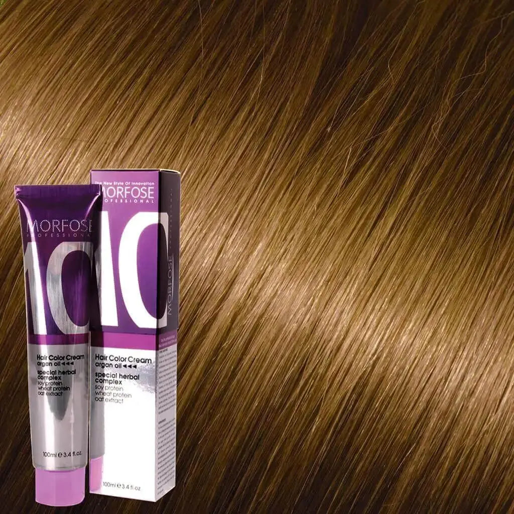 Morfose - Hair Color Cream 10 Argan Oil 100 ml / Brown