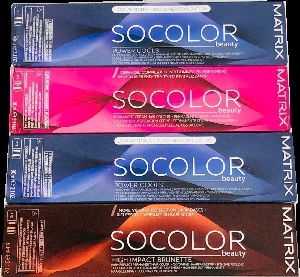 Matrix Haarfarbe Permanent SoColor Beauty 5GC Hellbraun Gold Kupfer - (90 ml)