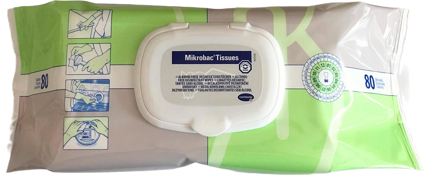 Hartmann Flächendesinfektion 80 Tücher Mikrobac