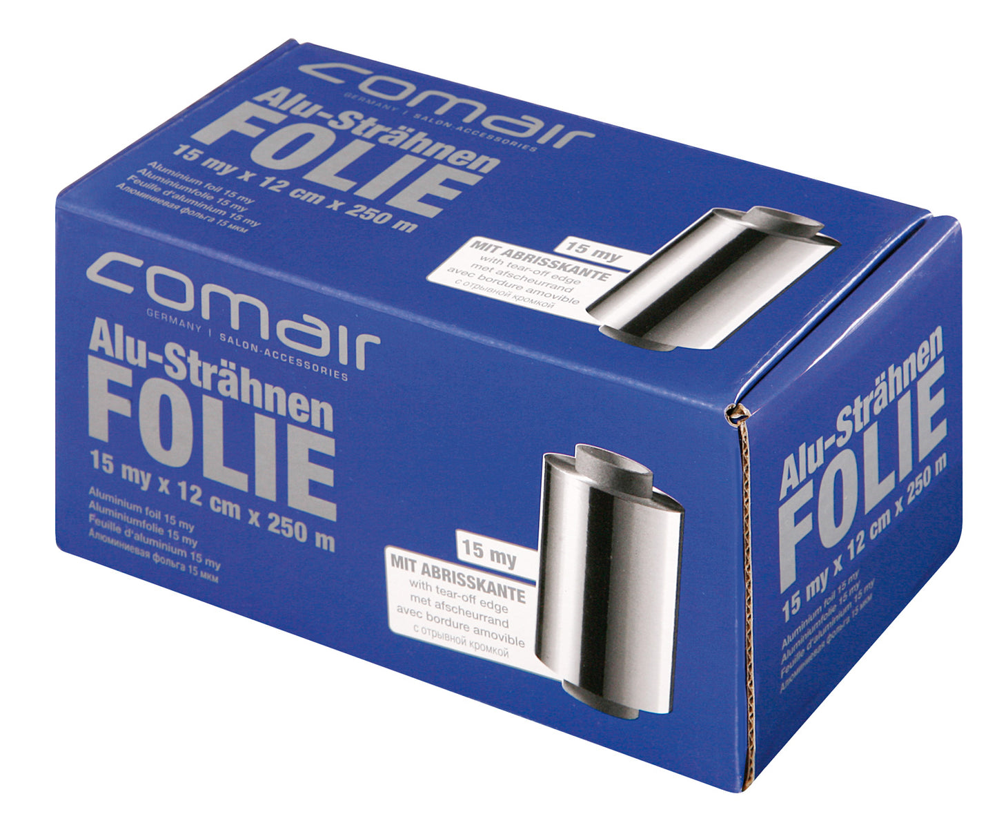 Strähnenfolie Aluminium 12 cm x 250 m x 15 cm
