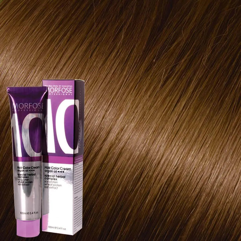 Morfose - Hair Color Cream 10 Argan Oil 100 ml / Brown