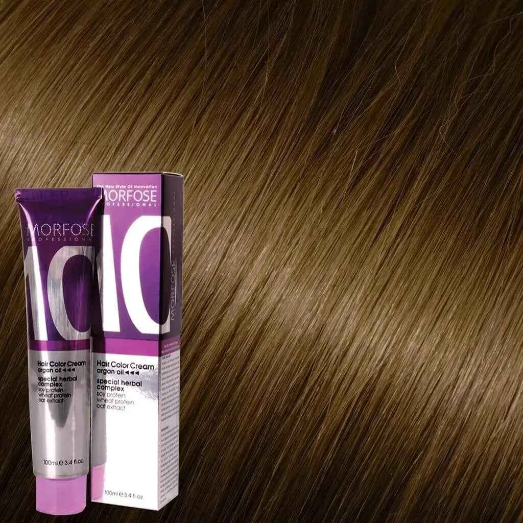 Morfose - Hair Color Cream 10 Argan Oil 100 ml / Brown