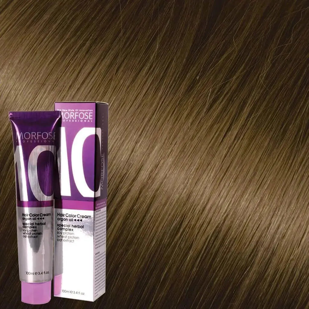 Morfose - Hair Color Cream 10 Argan Oil 100 ml / Brown