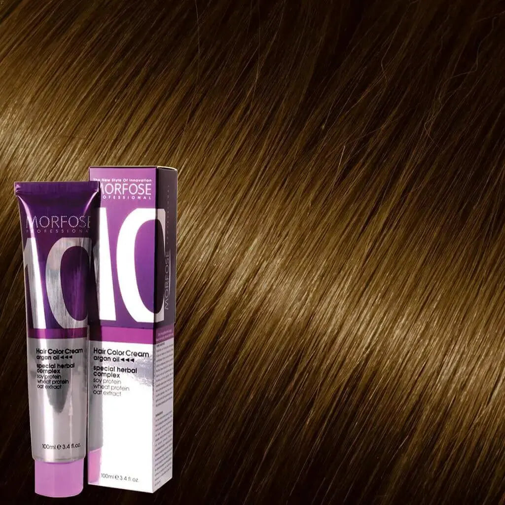 Morfose - Hair Color Cream 10 Argan Oil 100 ml / Brown