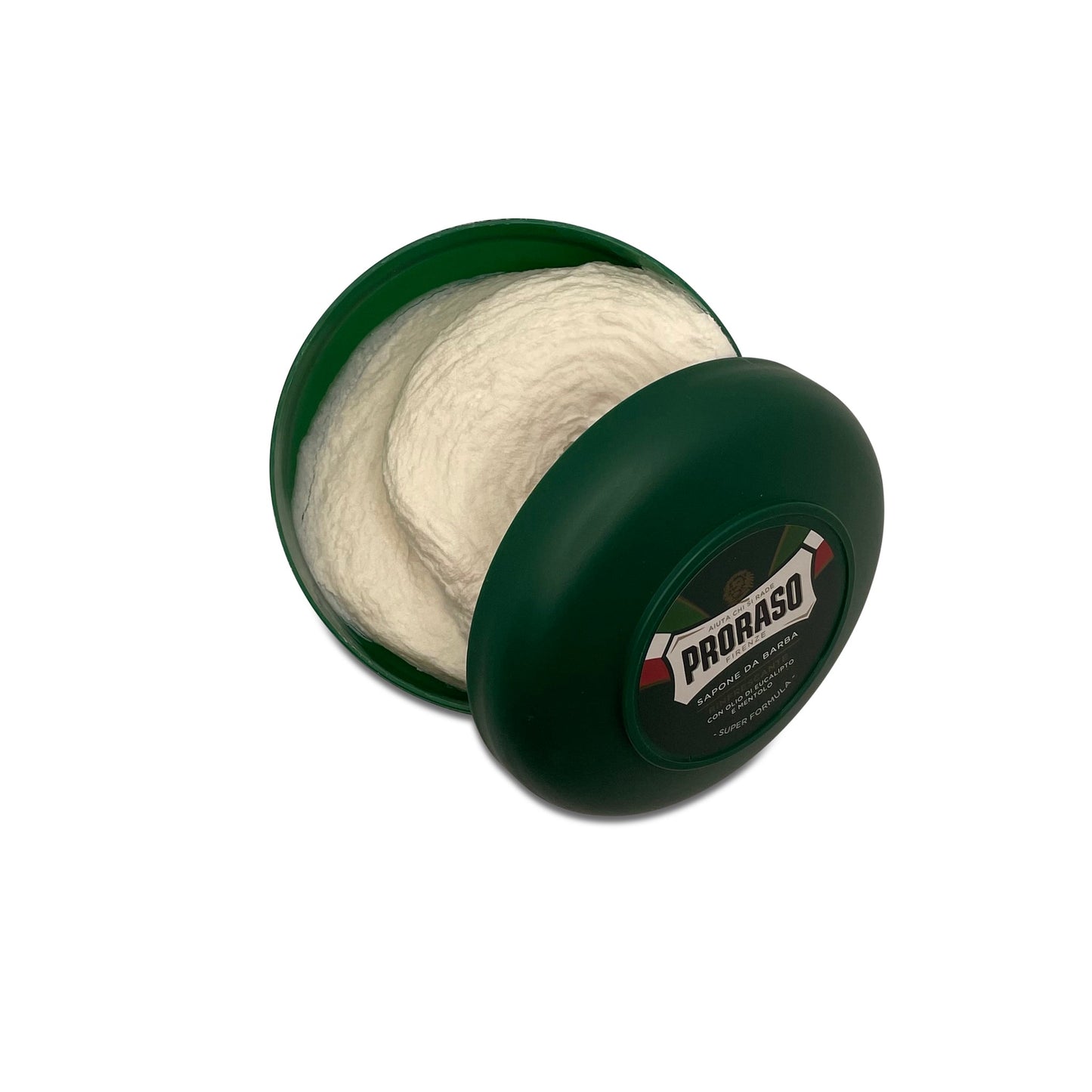 Rasierseife mit Eukalyptus-Öl und Menthol